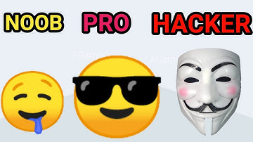 Noob Vs Pro Vs Hacker In Emoji Run - Gameplay Walkthrough (Android,iOS)