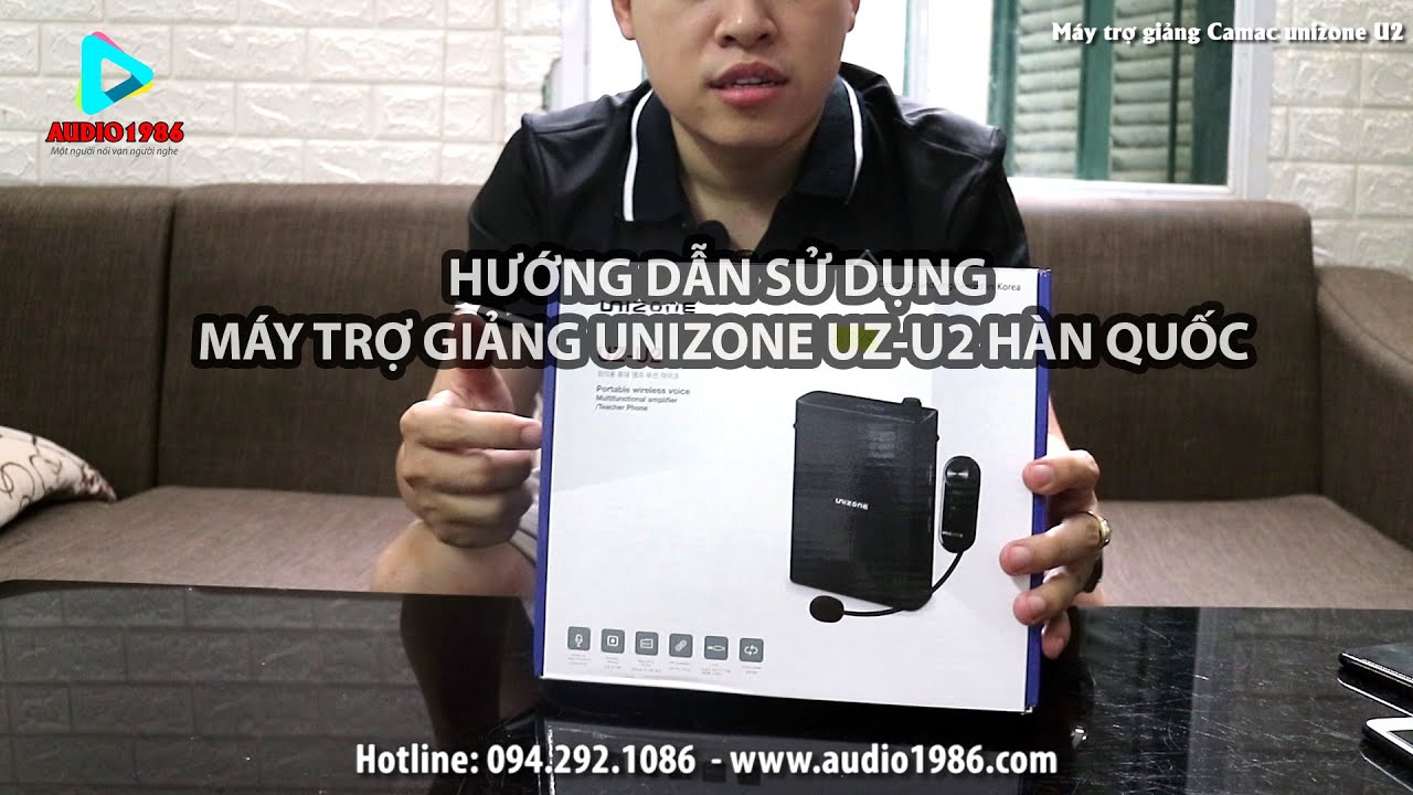 Máy trợ giảng Camac Unizone UZ U2 Micro không dây Hàn Quốc chính hãng