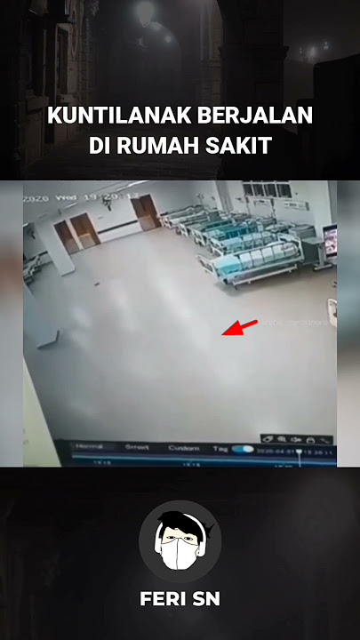 KUNTILANAK BERJALAN DI RUMAH SAKIT #penampakan #hantu #shorts