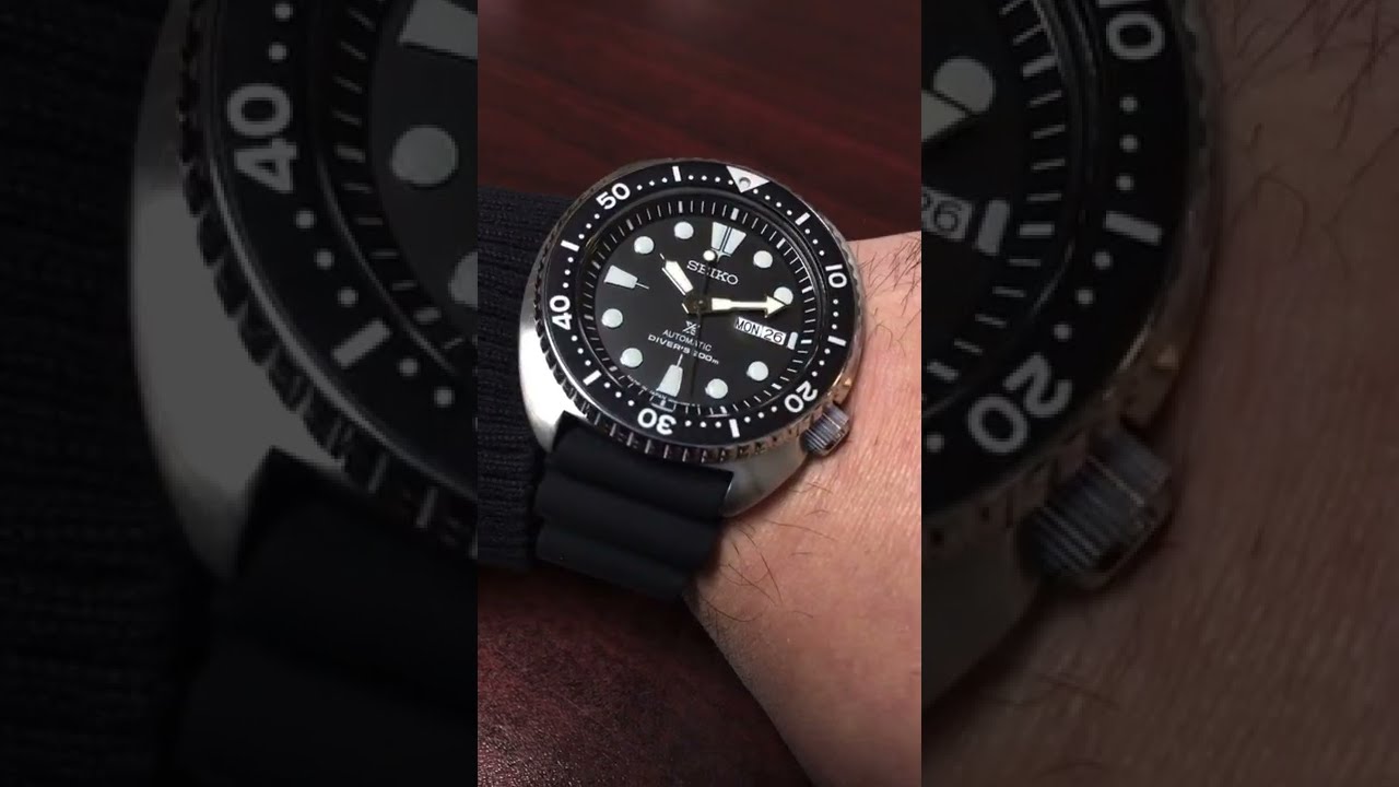 SRPE93 Seiko Prospex Turtle Automatic watch - YouTube