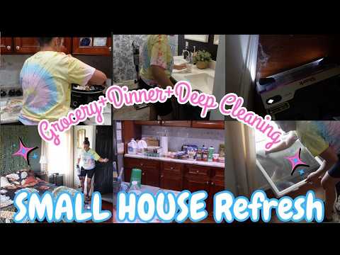 SMALL HOUSE REFRESH| Deep Cleaning Motivation + Restock + Rearrange Summer 2026!☀️✨🥬