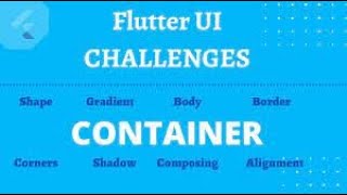 flutter container alignment ||flutter container ui