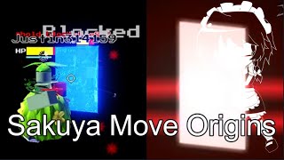 Roblox Soulshatters: Sakuya Move Origins