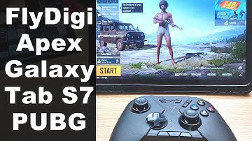 FlyDigi Apex Game Controller Unboxing And First Test With Samsung Galaxy Tab S7 With PUBG & DEX Mode