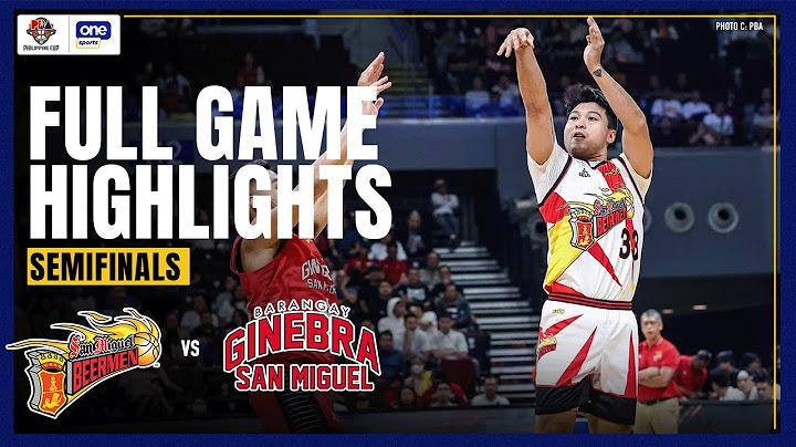 BRGY. GINEBRA vs. SAN MIGUEL | FULL GAME HIGHLIGHTS | SEMIS G4 | PBA SEASON 49 PHILIPPINE CUP
