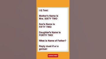 Tricky Riddles 1% Solve Easily But 99% Fail to - test your IQ #iqtest #riddles