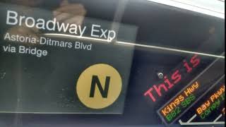 ᴴᴰ  R160 B82 Select Bus Service Transfer Announcement at Kings Hwy on the N Line