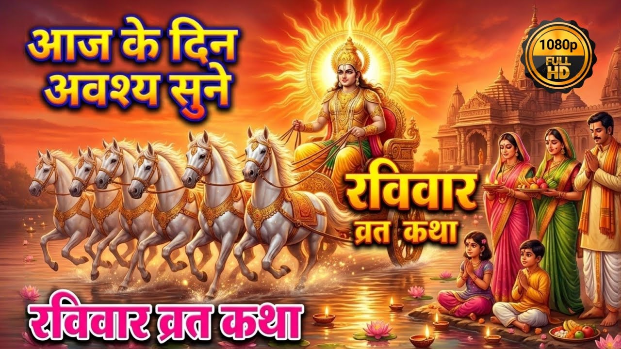 रविवार के दिन सूर्य देव की यह दिव्य कथा सुनलो जीवन में कभी कोई रोग नहीं लगेगा | Surya Bhagwan Katha