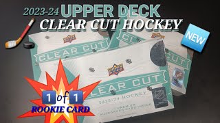 HITTING AN OUTBURST RC & 1/1! 🆕️ 2023-24 UPPER DECK CLEAR CUT (x7) BOX BREAK & BONUS FROM LAST YEAR
