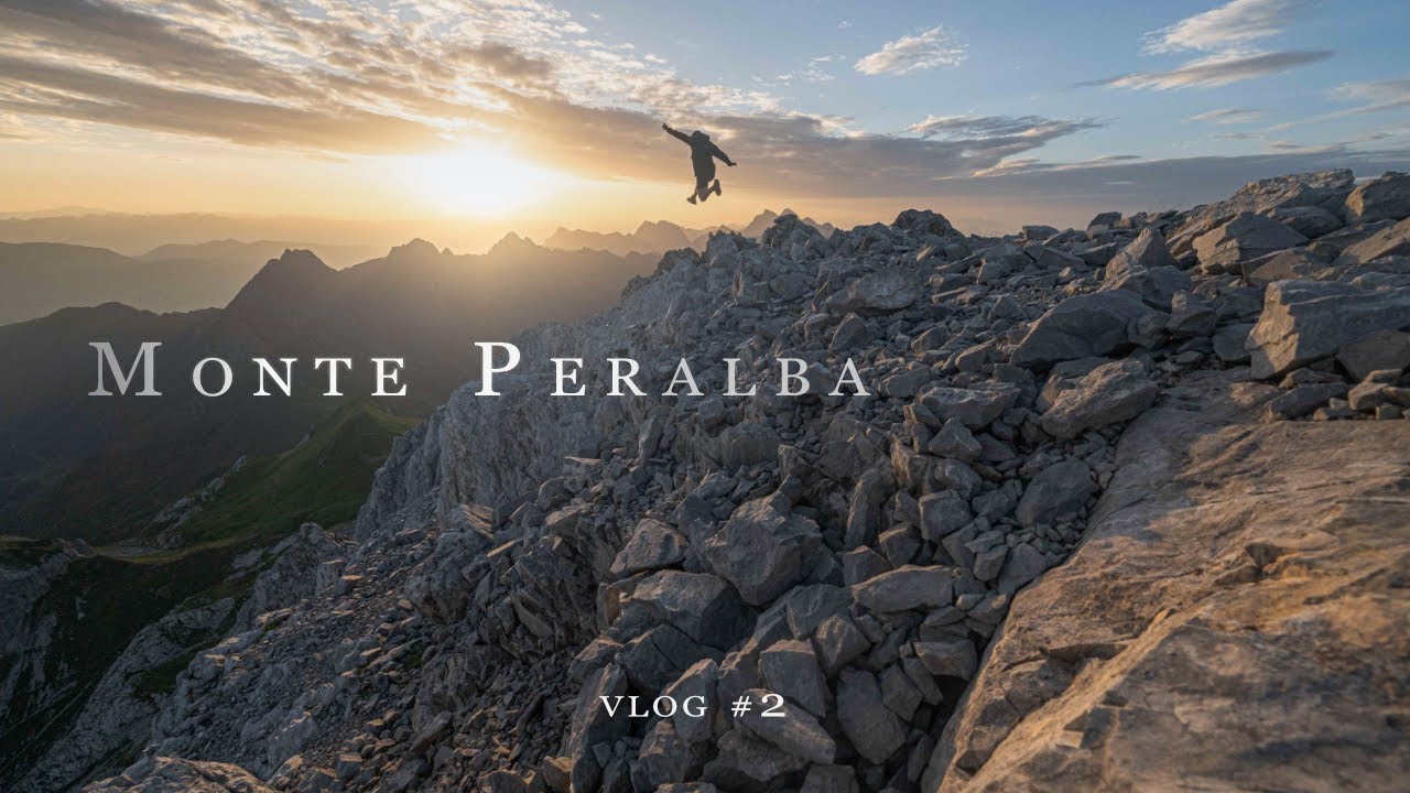 L'ora d'oro sul MONTE PERALBA | Alpi Carniche [4k]