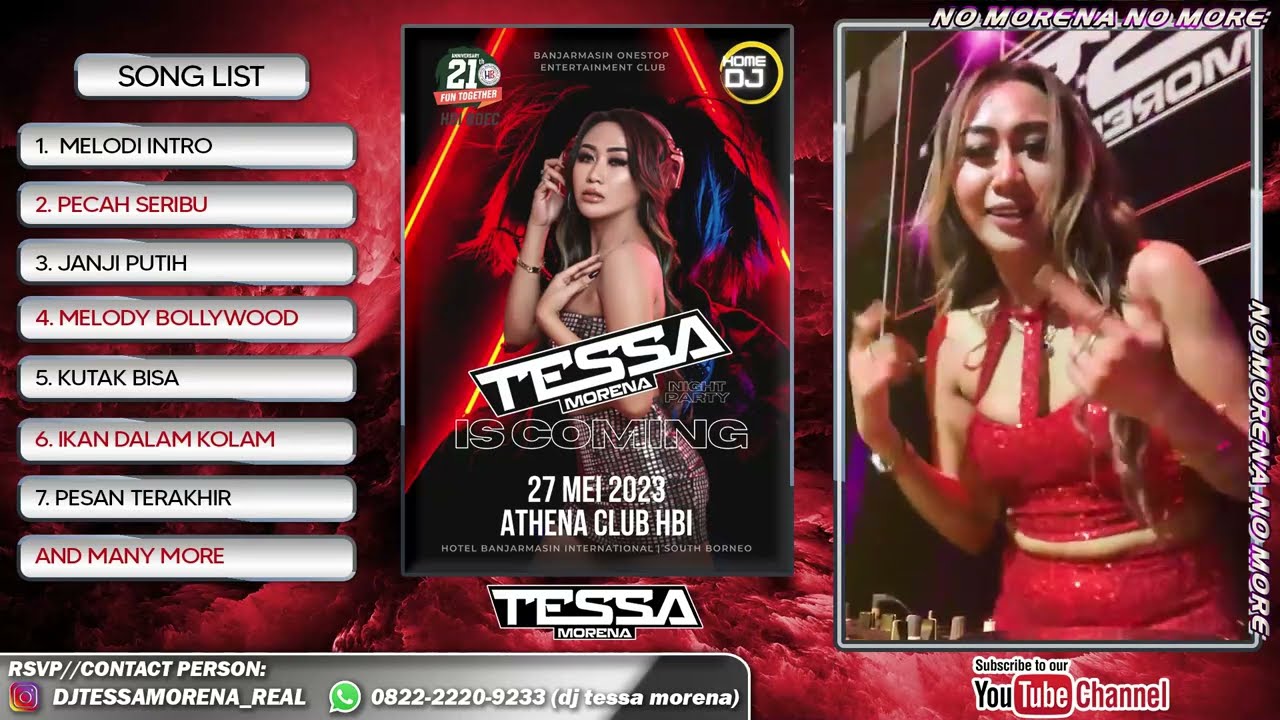 HBI ATHENA BANJARMASIN FULL FUNKOT MUSIK KENCANG 2023 BY DJ TESSA MORENA
