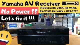 Yamaha Rx-V371 Rx-V477 Rx-V565 Rx-V675 Plus More Models, Not Turning On
