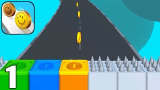 Color Coins - Gameplay Walkthrough Part 1 All Levels 1-9 (Android & iOS) screenshot 5