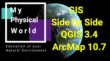 GIS Side By Side QGIS-ArcGIS