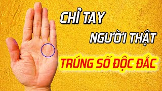 Đây mới là đường Chỉ tay May Mắn của Người đã từng Trúng Số Độc Đắc