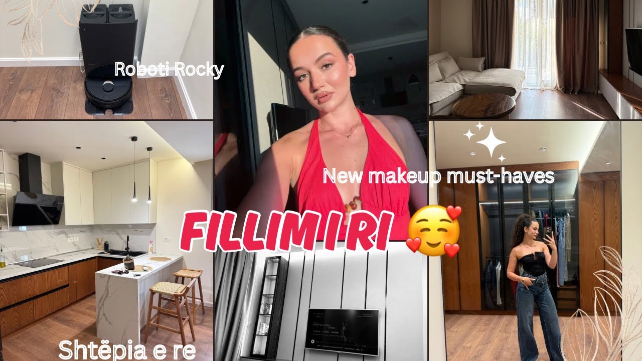 Fillim i ri, shtëpi e re🏡... Unboxing Robotin e pastrimit🤖/New makeup must-have/Blerje për shtëpinë🤭