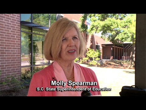 Full Interview with SC Superintendent Molly Spearman at Laing Middle School