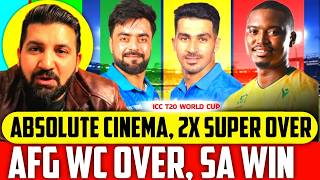 AFG vs SA thriller, super over  | double super over as SA emerge as victorious