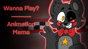Wanna Play ? || Animation Meme || FlipaClip || Fnaf 6 ( Lefty / Puppet )