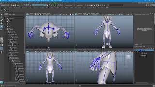 Save and import weights for character model mesh adjustments