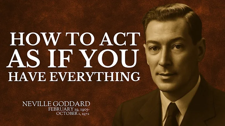 🔥The Power of Assumption: How to Use Imagination to Manifest Anything – Neville Goddard's Teachings🔥
