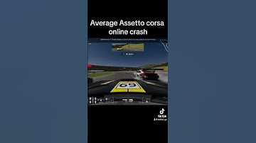 Average Assetto corsa online crash… #meme #funny #assettocorsa #gt3 #crash #cursed #shorts #fyp