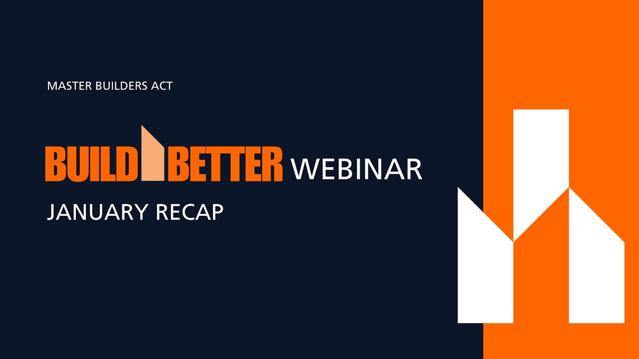 January Build Better Webinar