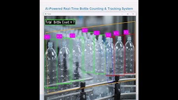 🥤Water Bottle Counting System | Real-Time Object Detection & Counting Using AI | YOLOv11 + Python