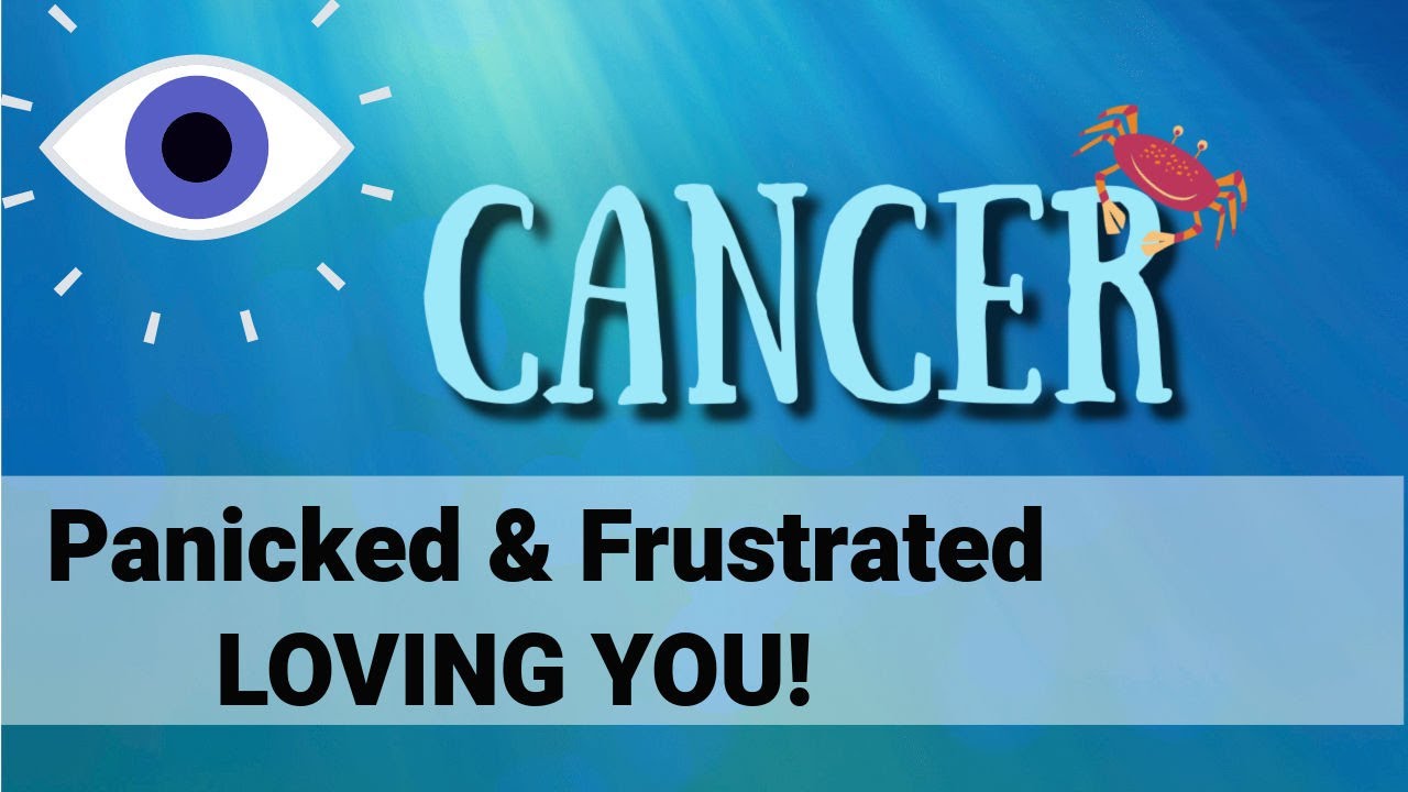 CANCER! Trigger warning, fight or flight  Panicked, hollow. LOVING YOU!