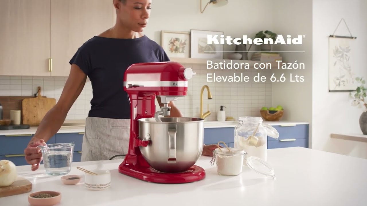 Kitchenaid Batidora profesional 600 de 6 cuartos de galón, Bird of Paradise  (renovada)