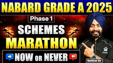 NABARD Grade A Government Schemes Marathon 2025 | NABARD Assistant Manager Current Affairs Revision