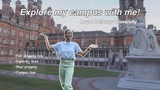 Explore my campus with me! (Royal Holloway University) | Mofiyin