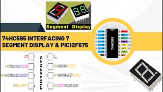 04 | 74HC595 Interfacing with 7-segment Display and PIC12F675 #PIC12F675 #74HC595 #7SEGMENT