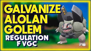Galvanize Alolan Golem is EXPLOSIVE! || Pokemon Scarlet/Violet Reg F Battles Indigo Disk DLC