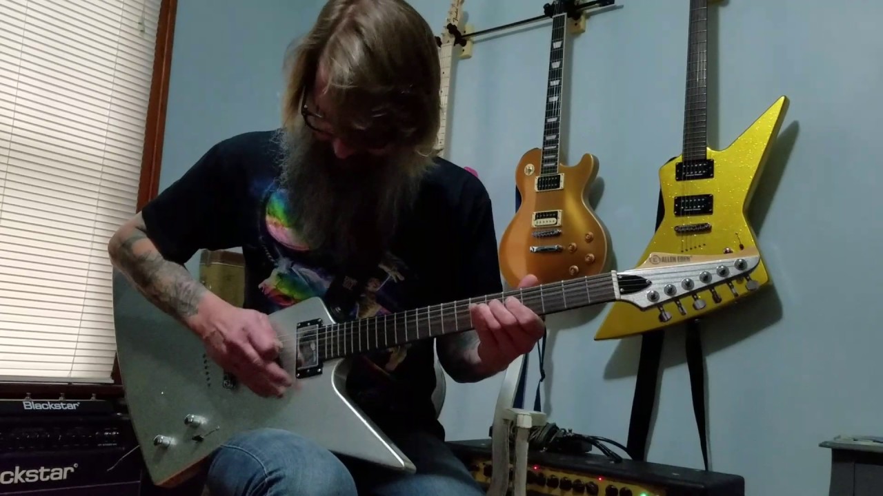 Justin Kubiak - Allen Eden Guitars Mescalero, Dave Mustaine Livewire pickups