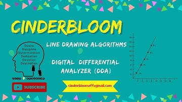 DDA ALGORITHM | LINE DRAWING ALGORITHM | COMPUTER GRAPHICS | DIGITAL DIFFERENTIAL ANALYZER !