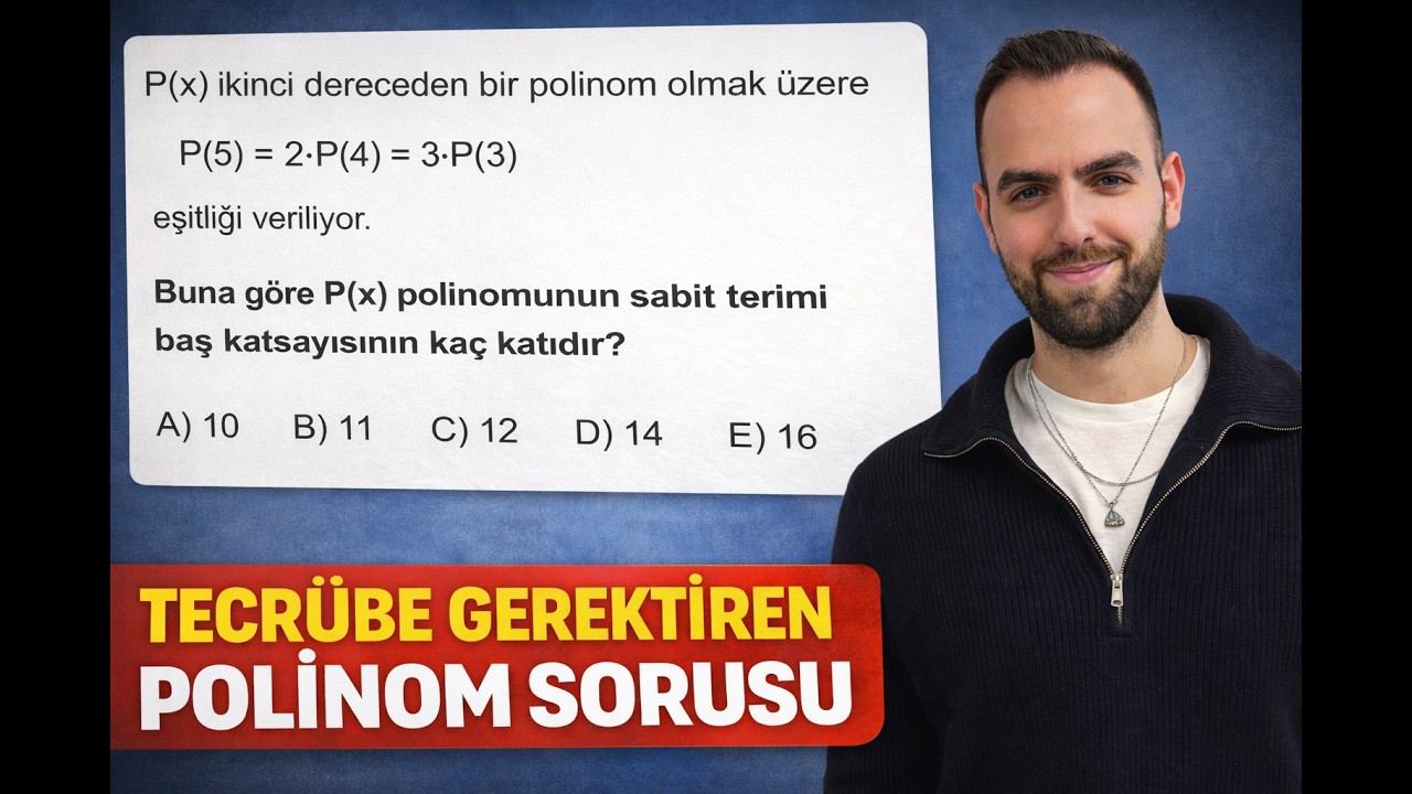 Tecrübe Gerektiren  Polinom Sorusu - Barış Yayınları