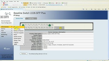 Config Remote switch 3COM 2226 SFP Plus
