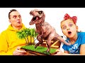 Magic book with animals! Fun adventure with dad! Fursiki show