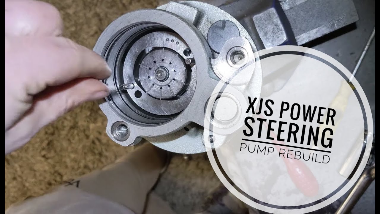 Jaguar XJS V12 power steering pump rebuild. - YouTube