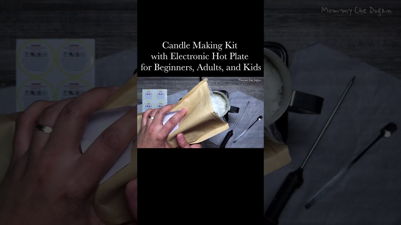 Candle Making Kit with Electronic Hot Plate for Beginners, Adults, and Kids  