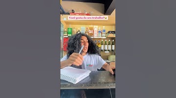 Conhece algum funcionário exemplar assim?😂 #humor #trabalho #supermercado