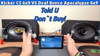 Deaf Bonce Apocalypse 6X9 vs. Kicker CS 6x9 Ultimate Showdown! Which 6x9 Speaker Wins? Best 6x9