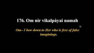 Sri Lalita Sahasranama Stotram With Meaning & Lyrics