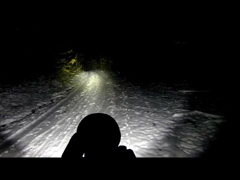 Fenix TK75 Flashlight Winter Night Test Review