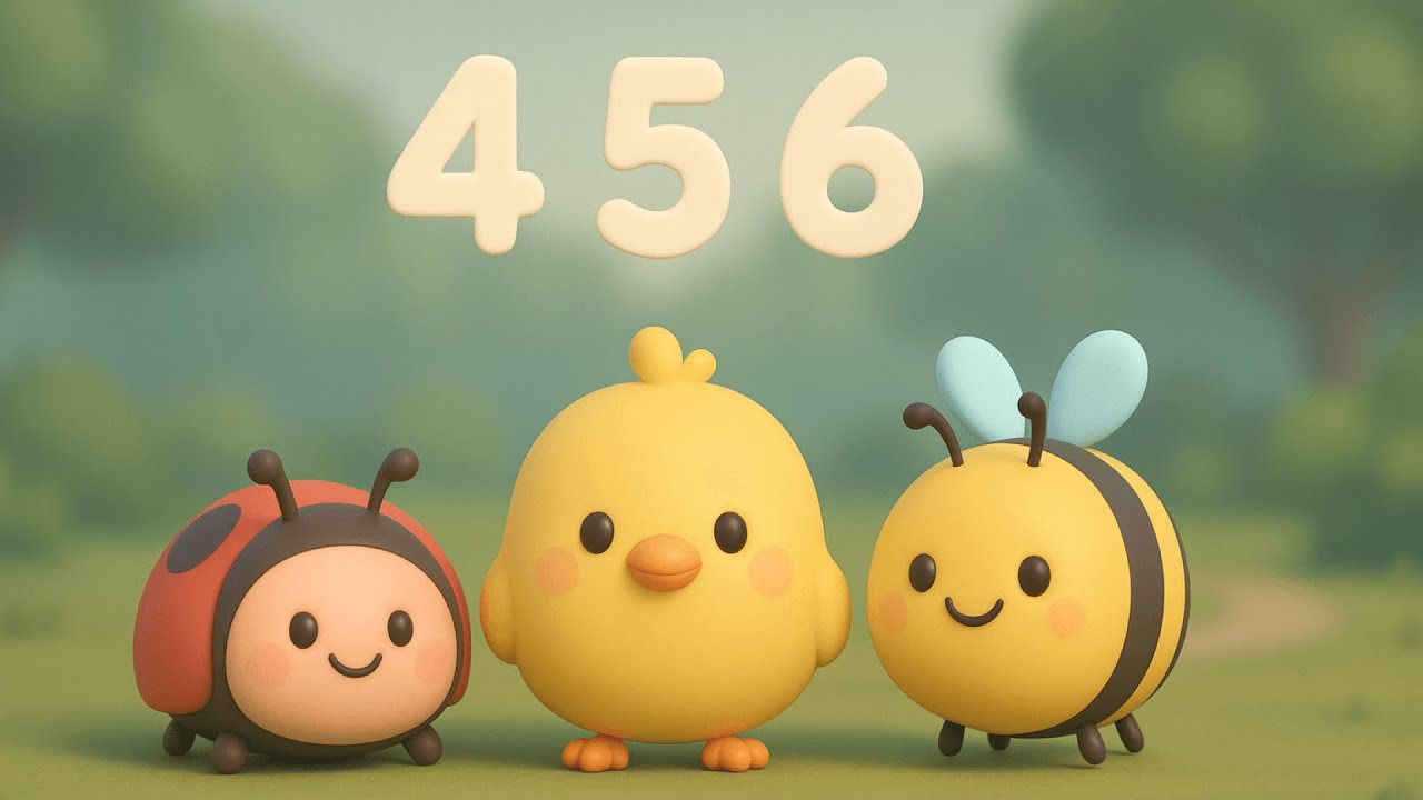 Belajar Angka 4, 5, 6 | Video Edukasi Matematika PAUD | Taz Mini Kids