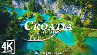 FLYING OVER Croatia 4K UHD — расслабляющая музыка и красивая природа (видео 4K Video HD)