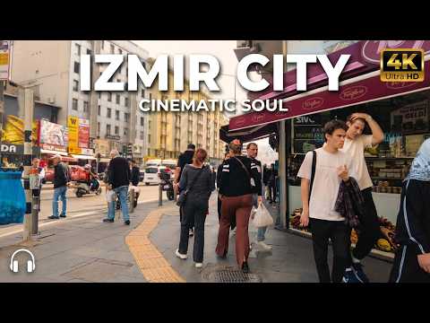 Izmir, Türkiye | İzmir | Yürüyüş Turu 4K