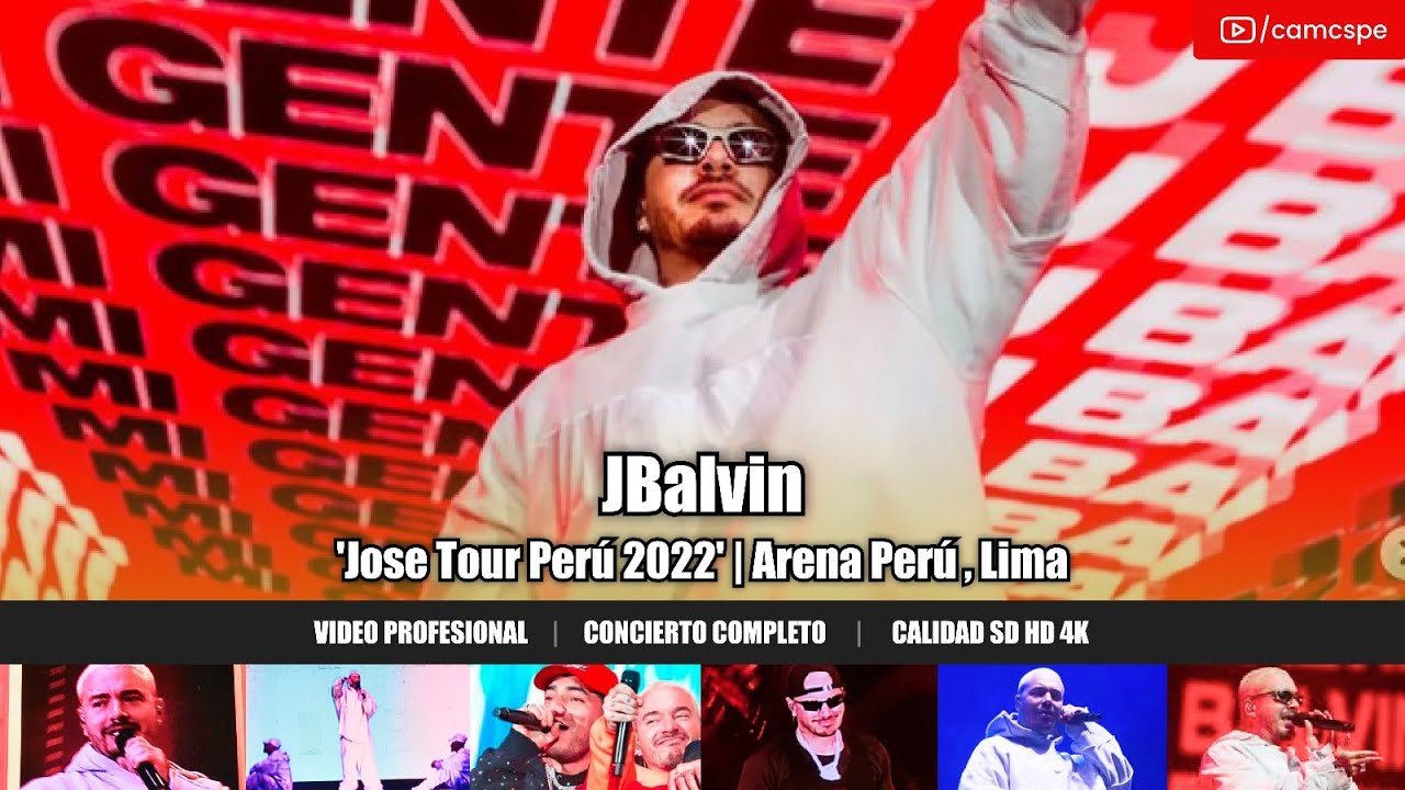 j balvin jose tour 2022