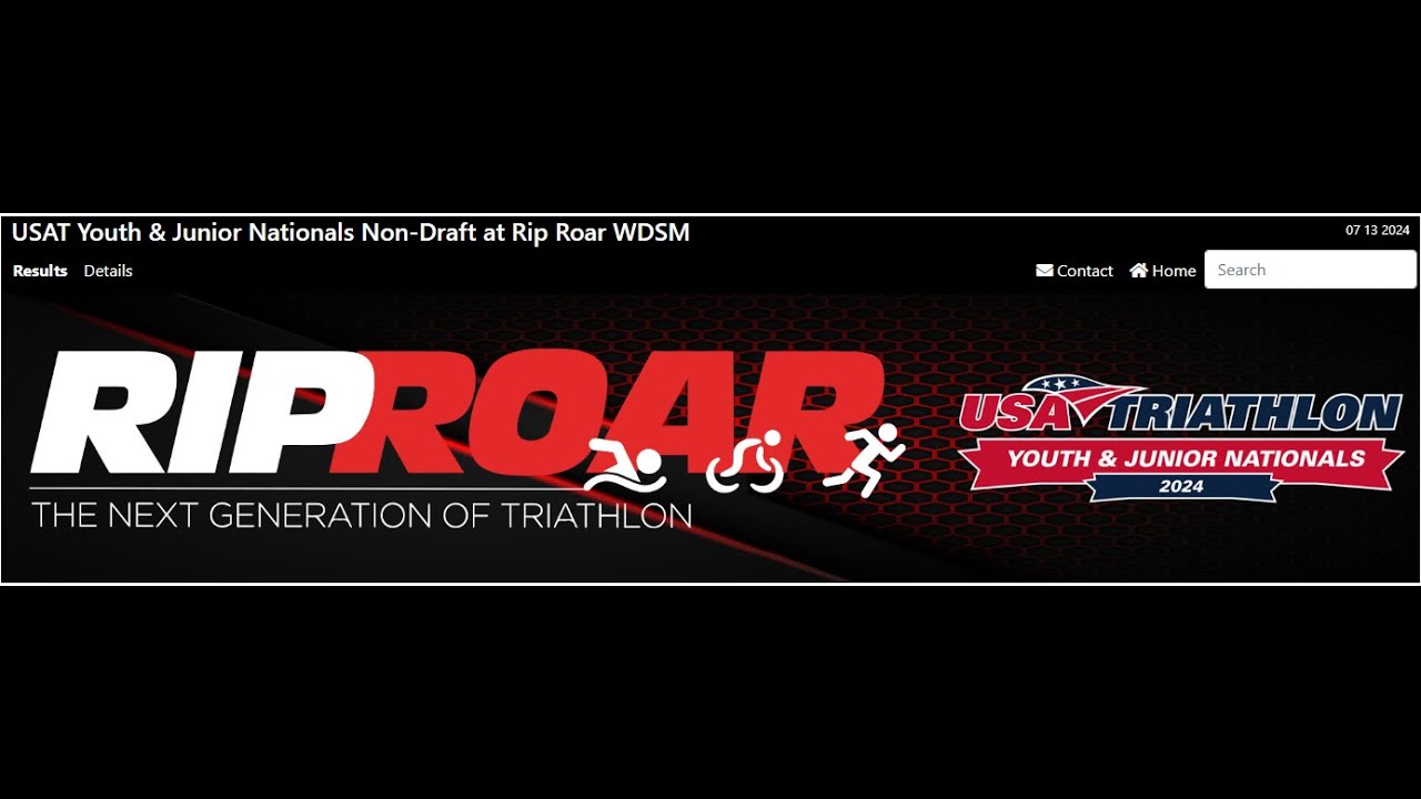 USAT Youth & Junior Nationals Non Draft at Rip Roar